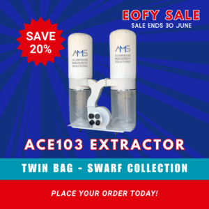 ACE103 Heavy Duty Aluminium Chip Extractor 415v