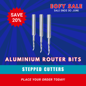 Stepped Aluminium Router Bits