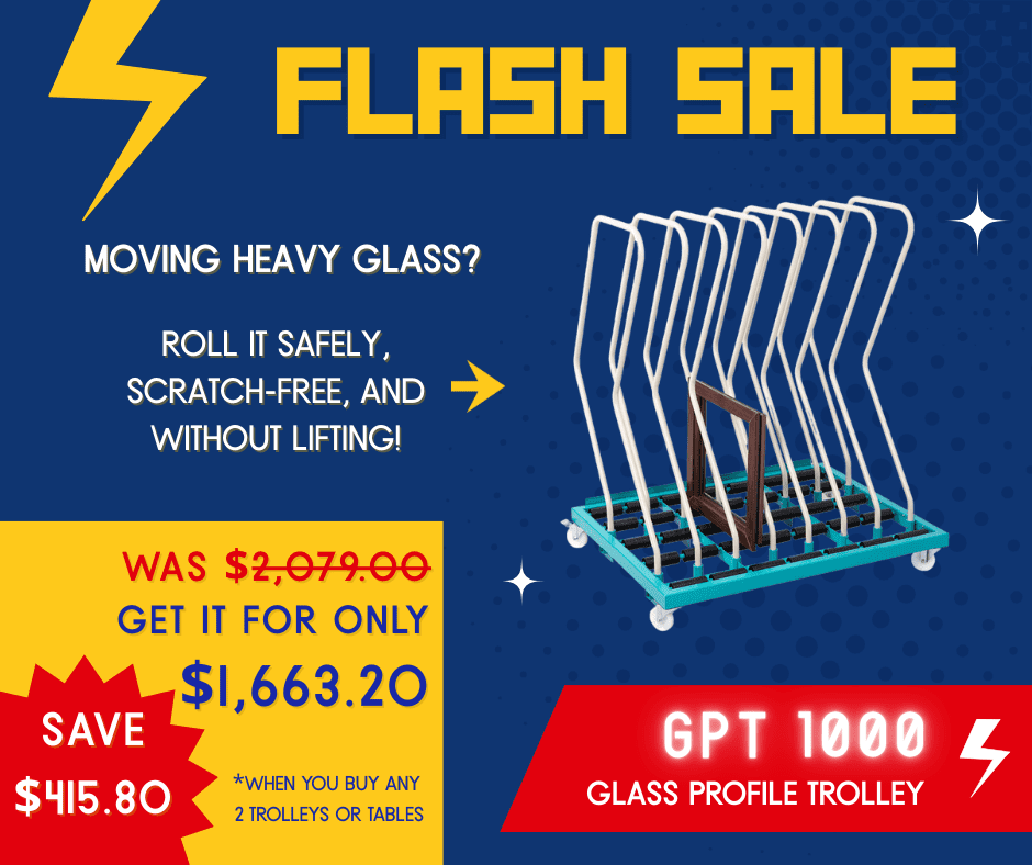 GPT 1000 GLASS PROFILE TROLLEY
