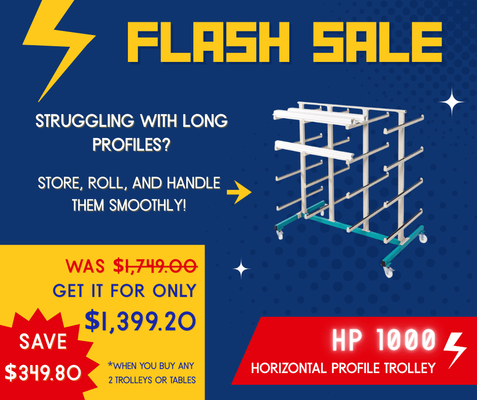 HP 1000 HORIZONTAL PROFILE TROLLEY